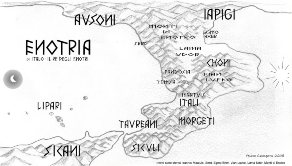 Itali, enotri, calabria